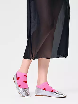 HAPPY SOCKS | Damen Socken HEART 36-40 rosa | 